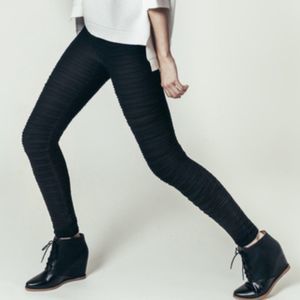Whitney Eve Black Bunchy Leggings